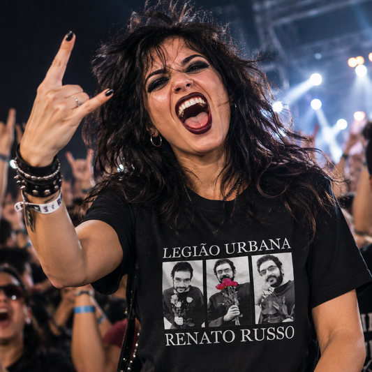 Leba Renato Russo Memórias | Camiseta Unissexo